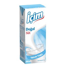 İÇİM YARIM YAĞLI SÜT 200 ML