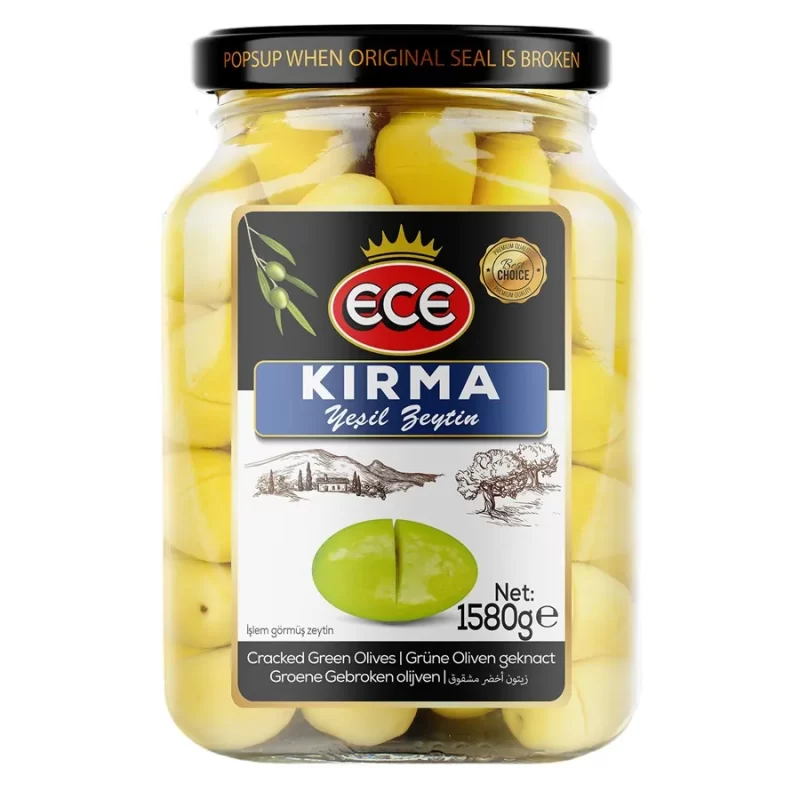 ECE KIRMA YEŞİL ZEYTİN 1580 GR