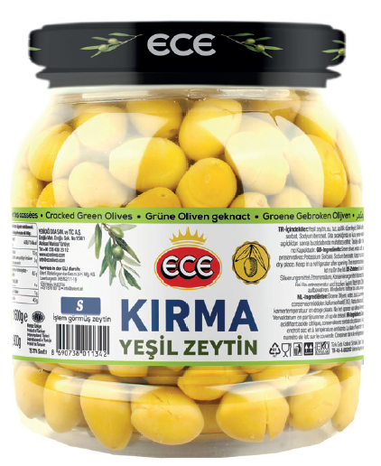 ECE KIRMA YEŞİL ZEYTİN CAM 710 GR (161-80) 