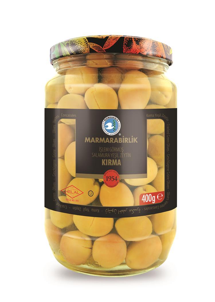 MARMARA BİRLİK ÇİZİK YEŞİL ZEYTİN 400 GR