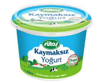 SÜTAŞ KAYMAKSIZ YOĞURT 1500 GR