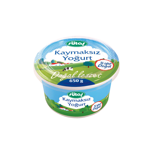 SÜTAŞ KAYMAKSIZ YOĞURT 500 GR