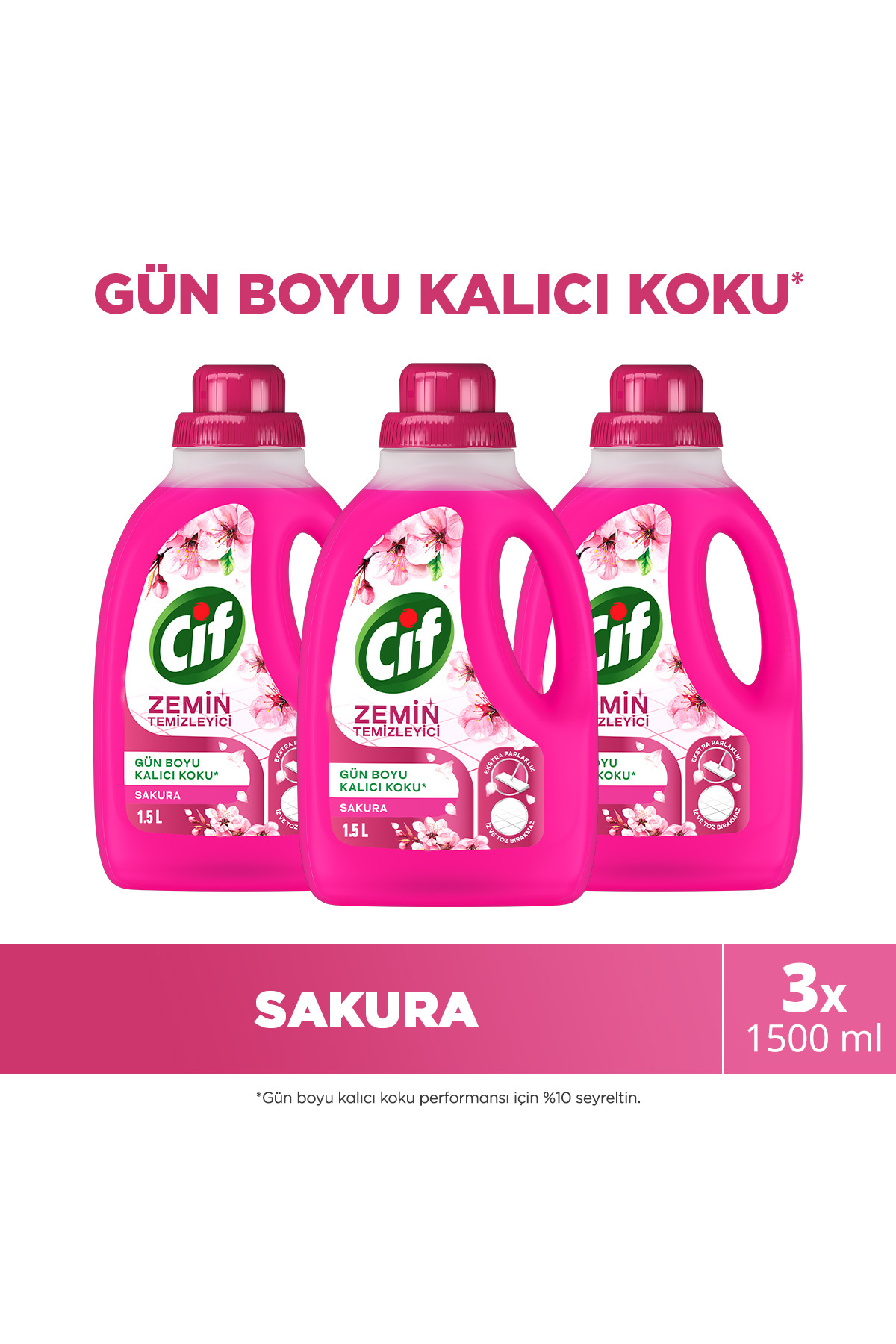 CİF ZEMİN TEMİZLEYİCİ SAKURA 1,5 L