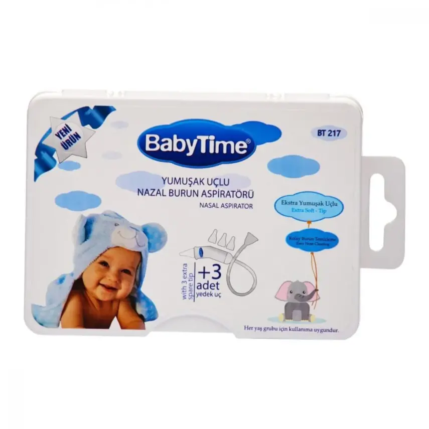 BABY TIME YUMUŞAK UCLU NAZAL BURUN ASPİRATÖRÜ 