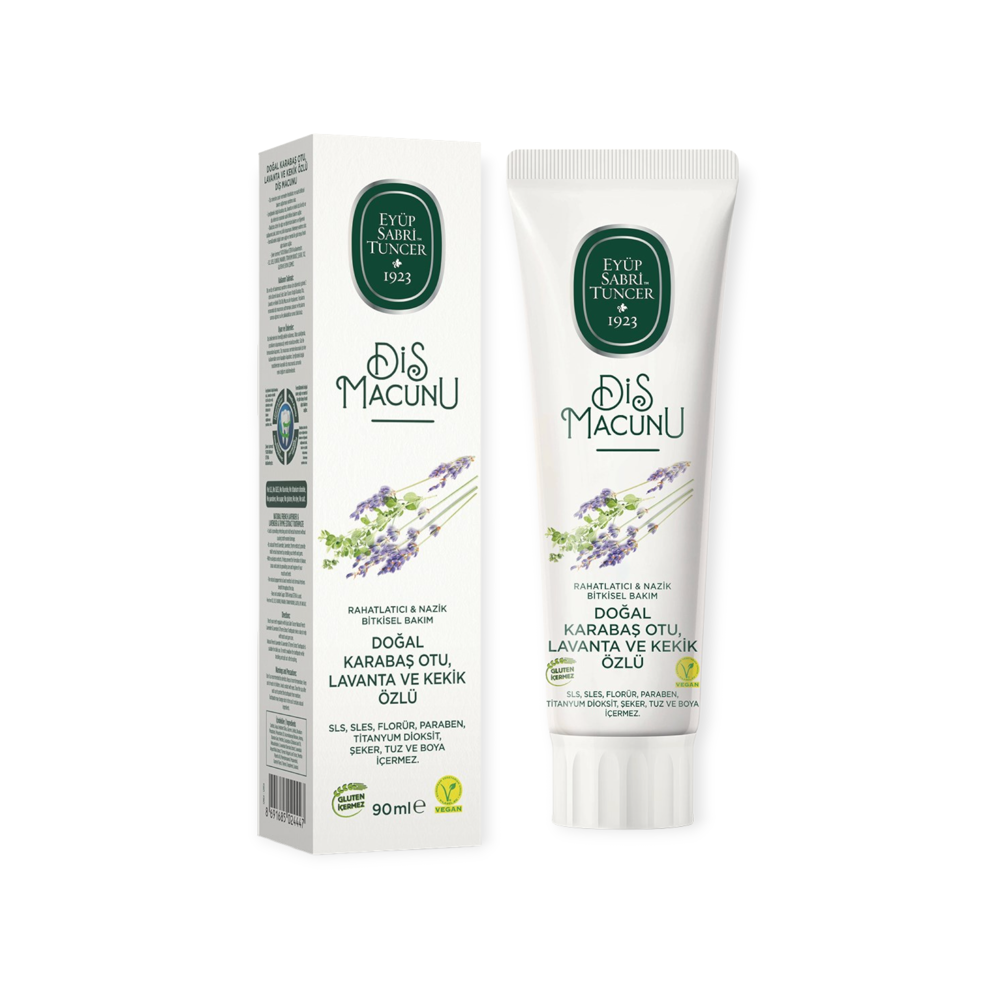 EYÜP SABRİ TUNCER DOĞAL KARABAŞ OTU,LAVANTA   DİŞ MACUNU 60 ML