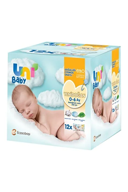 UNI BABY YENİDOĞAN ISLAK MENDİL 40LI