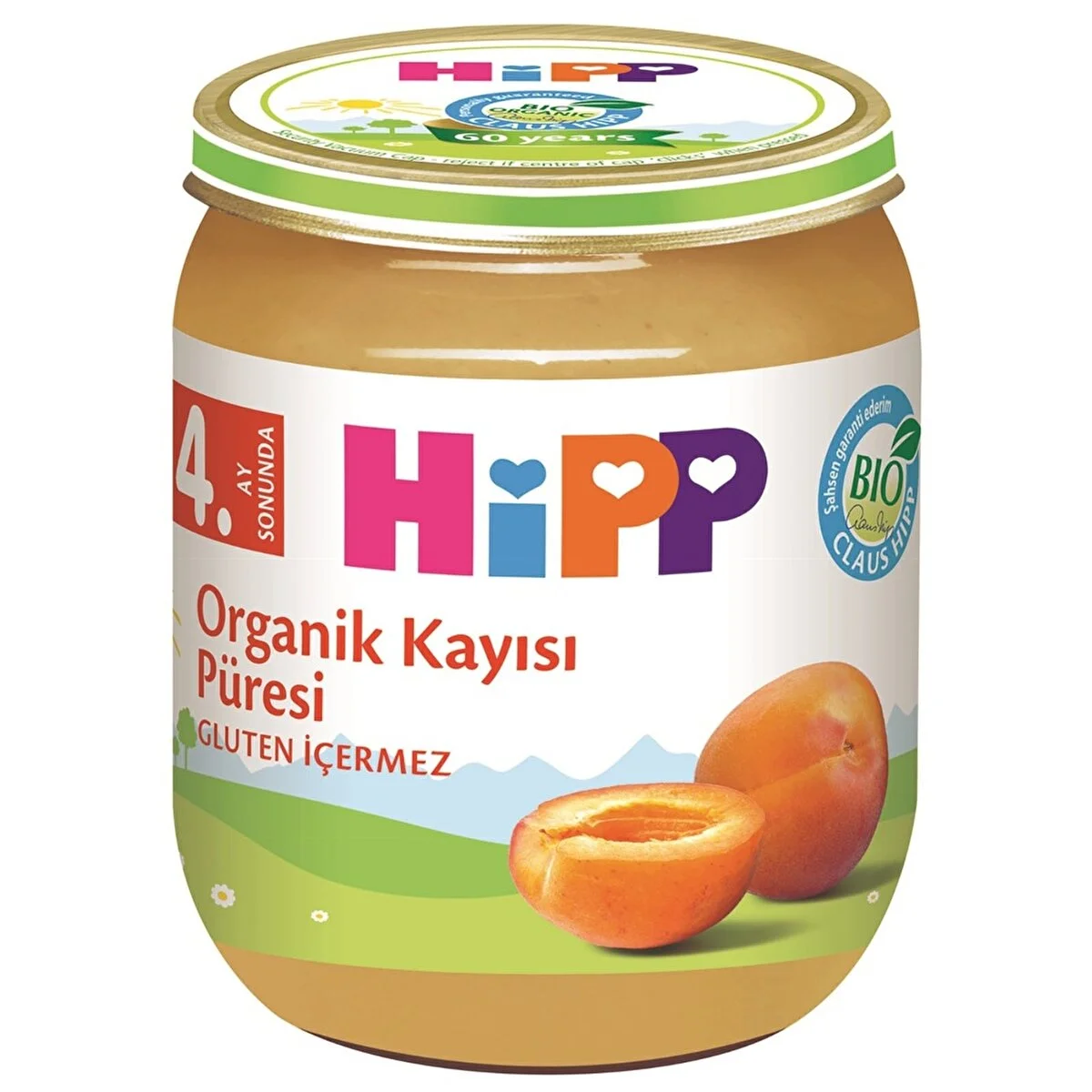 HİPP ORGANİK KAYISILI KAVANOZ MAMA 125 GR