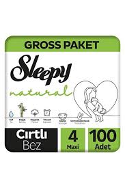 SLEEPY NATURAL DOUBLE SOFT ULTRA BEBEK BEZİ MAXI 4 NUMARA 100 ADET