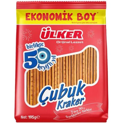 ÜLKER ÇUBUK KRAKER MEGA BOY 195 GR