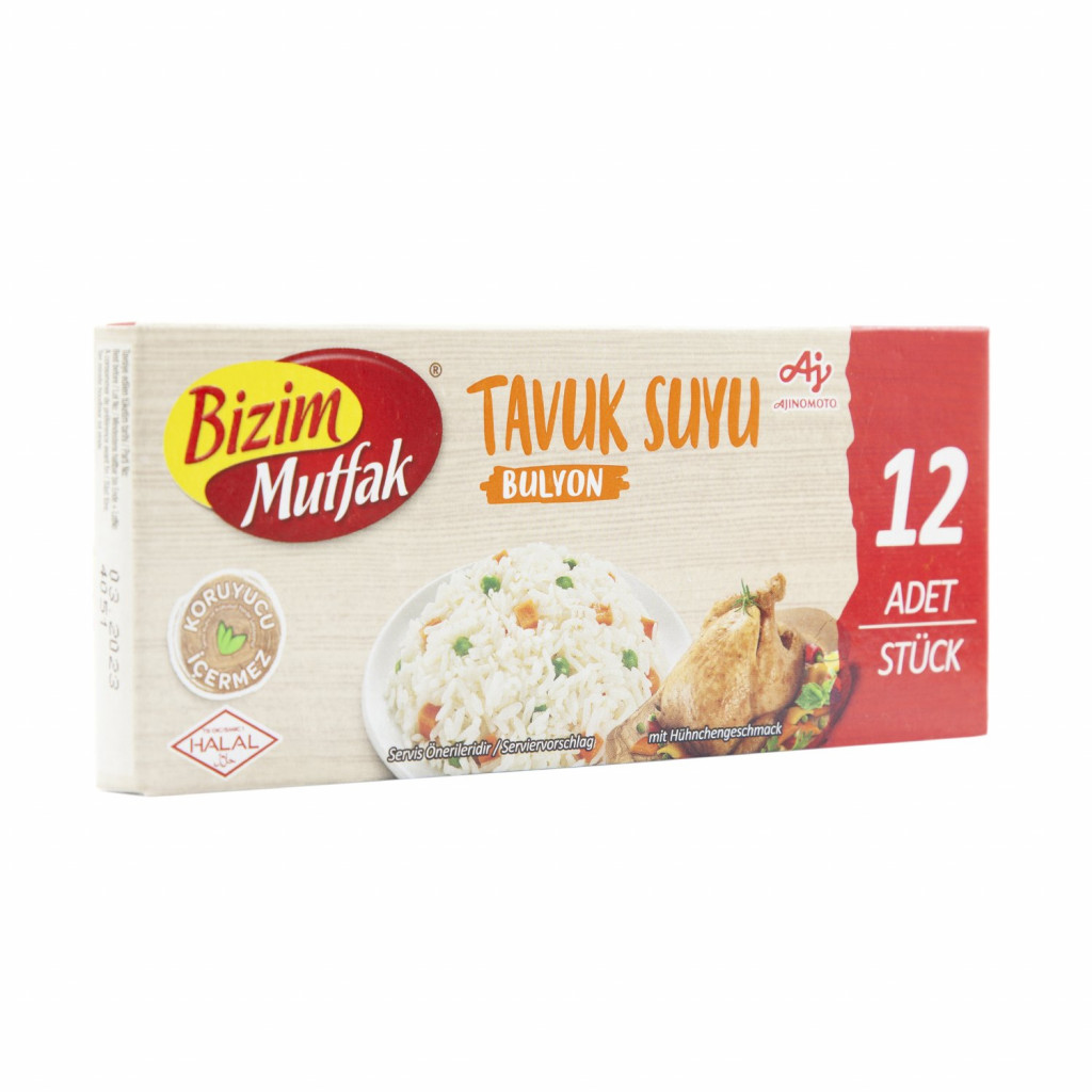 ÜLKER BİZİM MUTFAK TAVUK SUYU BULYON 24 ADET