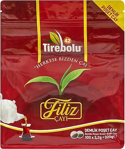 TİREBOLU 42 FİLİZ ÇAYI DEMLİK POŞET ÇAY 320 GR