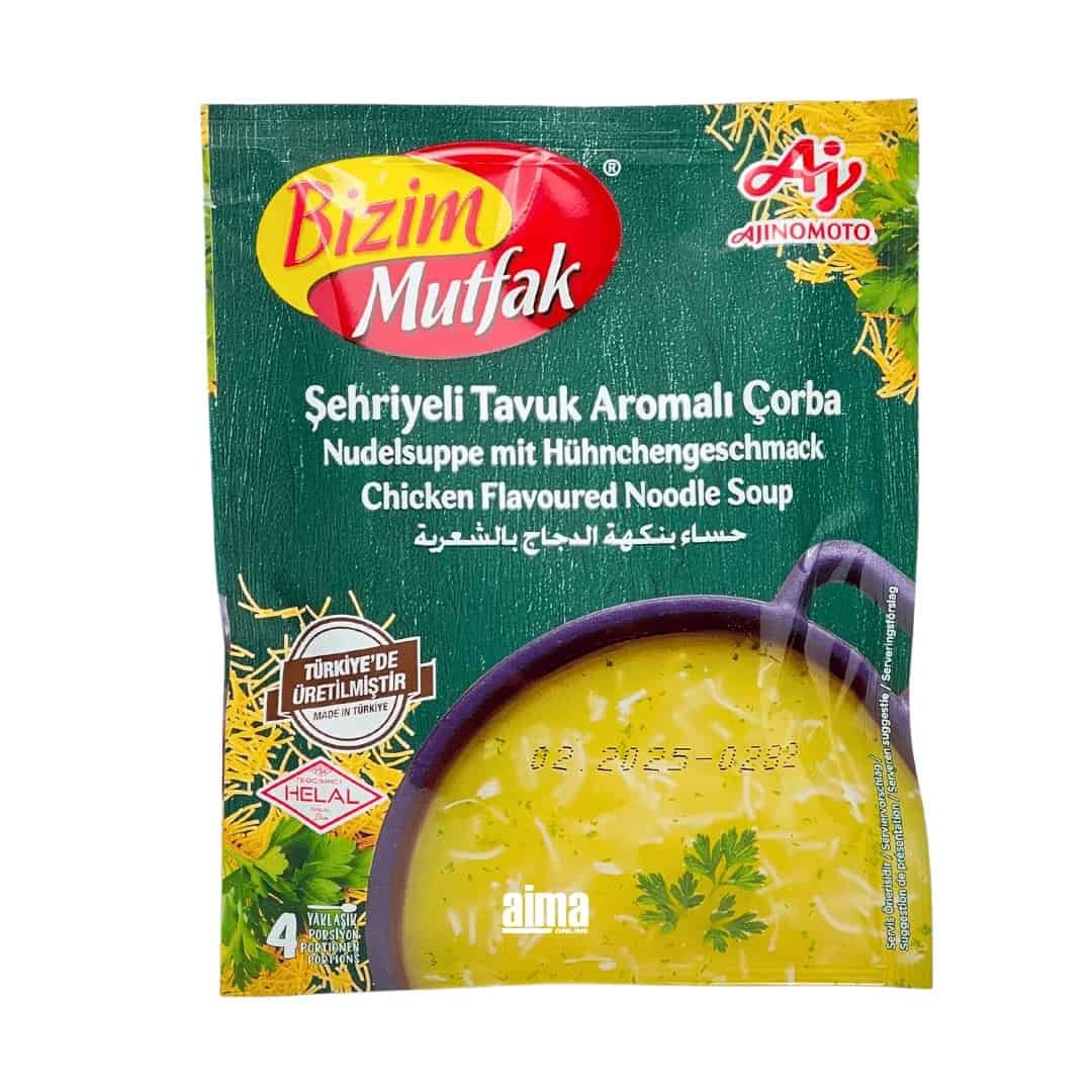 ÜLKER BİZİM MUTFAK ŞEHRİYELİ TAVUK ÇORBASI 58 GR