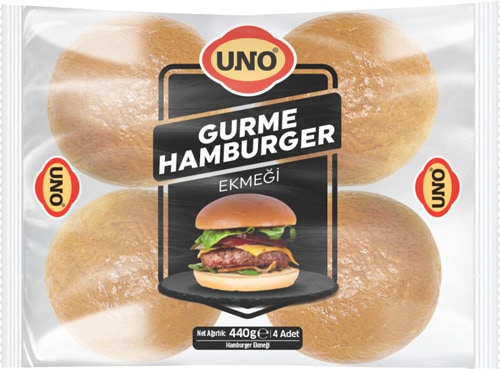UNO EKŞİ MAYALI GURME HAMBURGER EKMEĞİ 440 GR