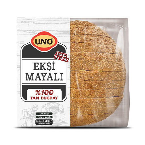 UNO EKŞİ MAYALI TAM BUĞDAY EKMEK 450 GR