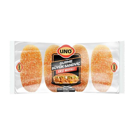 UNO  GURME EKŞİ MAYALI BÜYÜK SANDVİÇ EKMEĞİ 400 GR