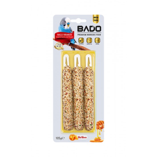 BADO  MUHABBET KUŞ YEMİ BALLI 105 GR