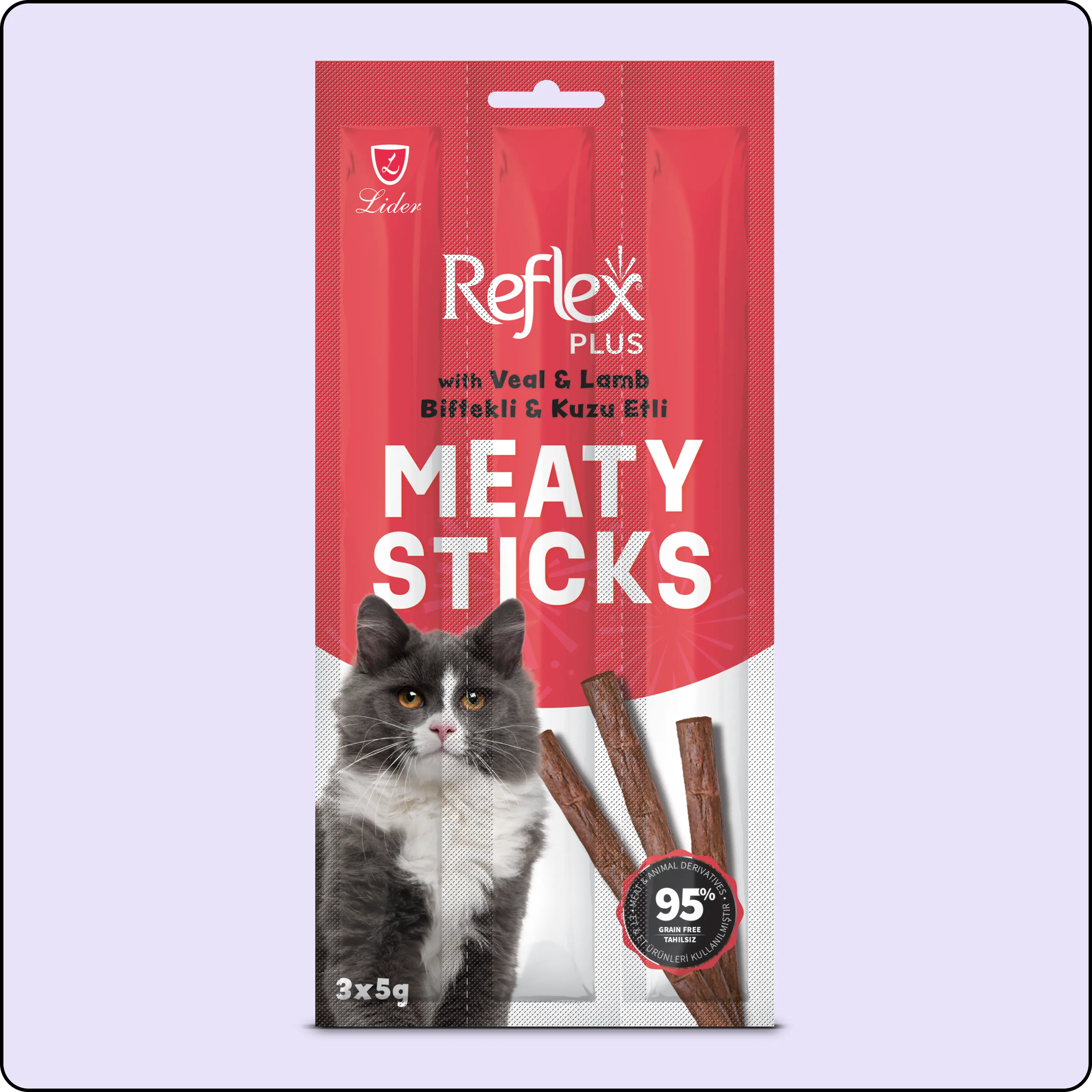 REFLEX BİFTEKLİ VE KUZU ETLİ ÖDÜL MAMASI 15 GR