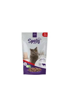 SPELLY BİFTEKLİ  KEDİ MAMASI  JÖLELİ  85 GR