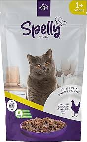 SPELLY TAVUKLU KEDİ MAMASI JÖLELİ 85 GR
