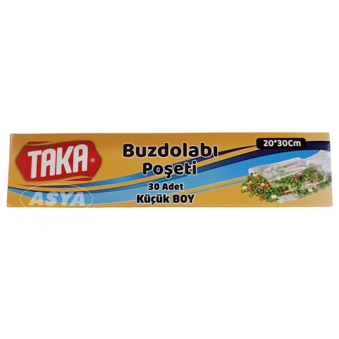 TAKA KÜÇÜK BOY  BUZDOLABI POŞETİ 30 ADET