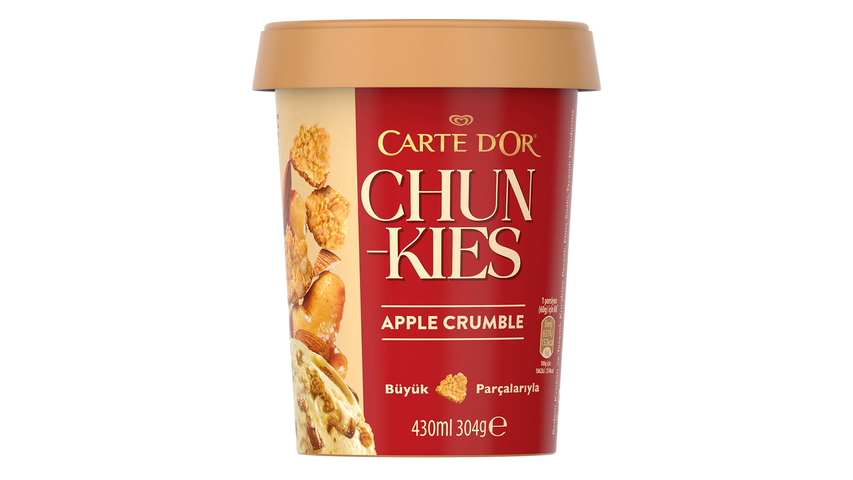 ALGIDA CARTE DOR CHUN-KIES APPLE CRUMBLE 430 ML