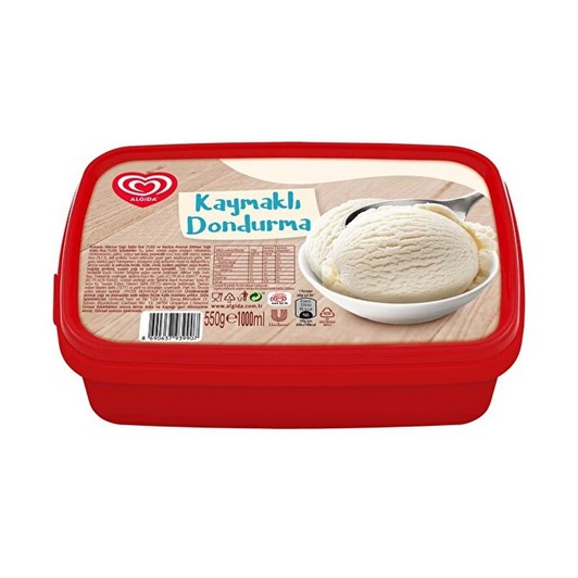 ALGIDA KAYMAKLI DONDURMA 1000 ML