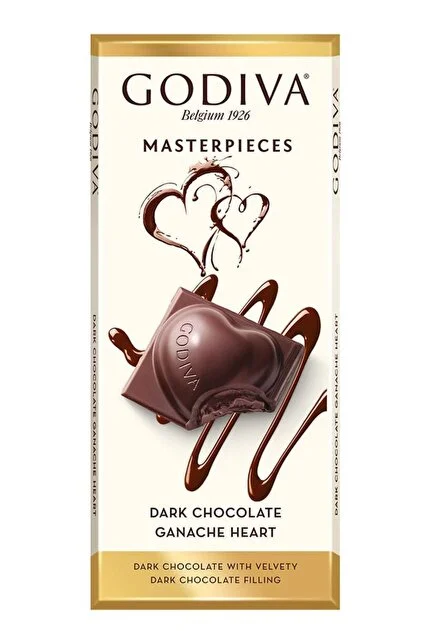 GDİVA BİTTER KALP TABLET ÇİKOLATA 86 GR