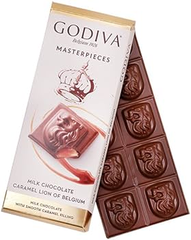 GODİVA SÜTLÜ KARAMELLİ TABLET ÇİKOLATA 86 GR