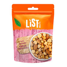 LIST NUTS TUZLU KAVRULMUŞ KARIŞIK KURUYEMİŞ 125 GR