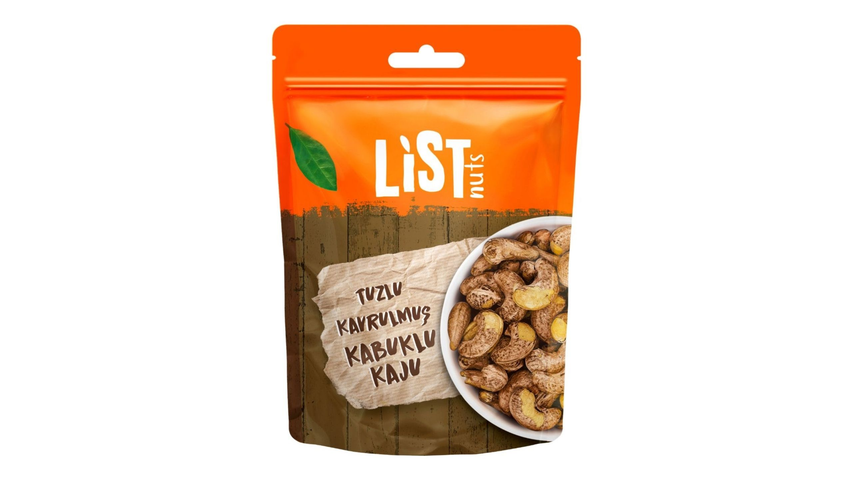 LIST NUTS TUZLU KAVRULMUŞ KAJU 70 GR