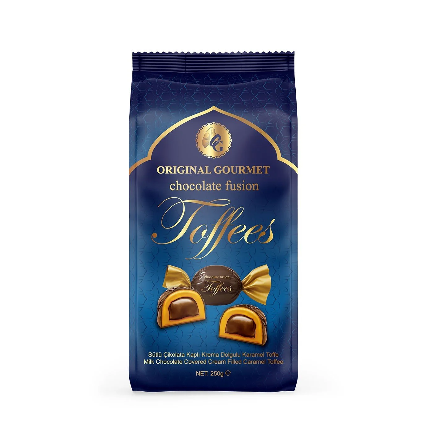 ORIGINAL GOURMET TOFFEES  CHOCOLATE FUSION 250 GR