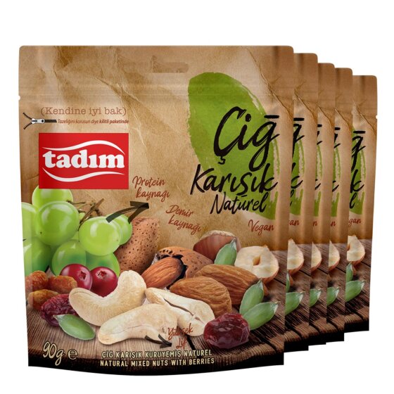 TADIM ÇİĞ KARIŞIK NATÜREL 90 GR
