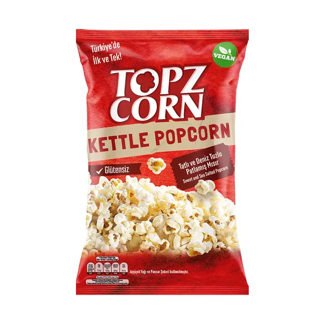 TOPZCORN TATLI VE DENİZ TUZLU 160 GR