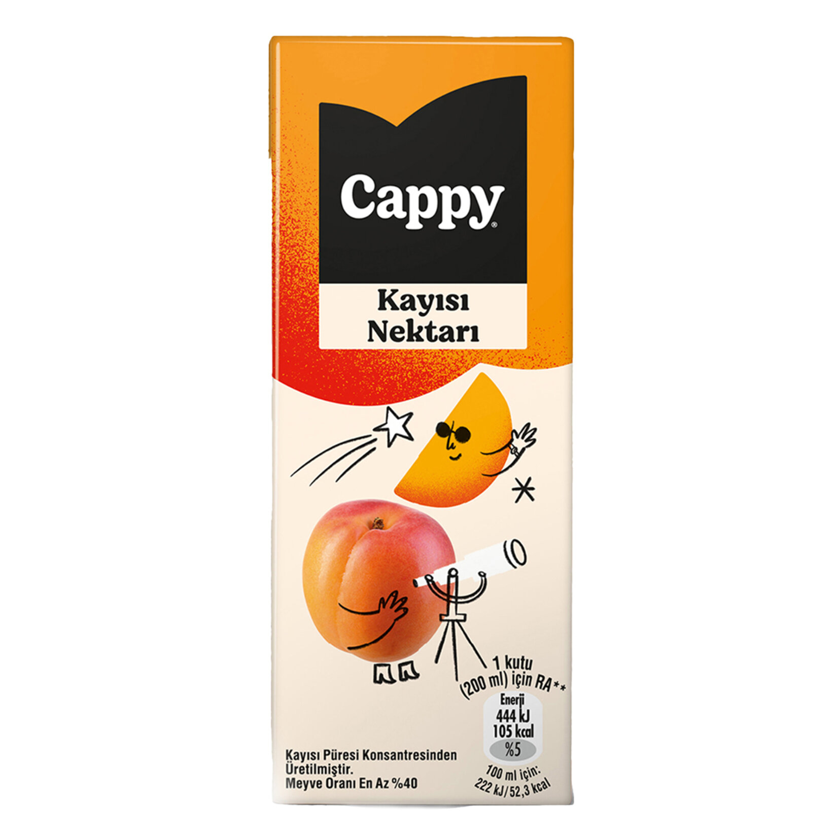 CAPPY KAYISI NEKTARİ 200 ML
