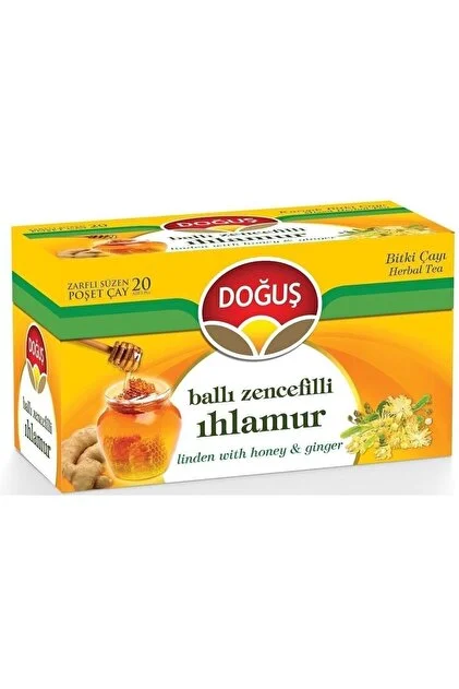 DOĞUŞ BALLI ZENCEFİLLİ IHLAMIR BİTKİ ÇAYI 20 ADET