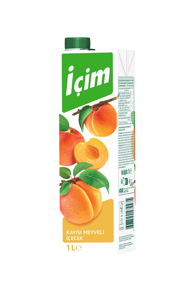 İÇİM KAYISI MEYVELİ İÇECEK 1 LT