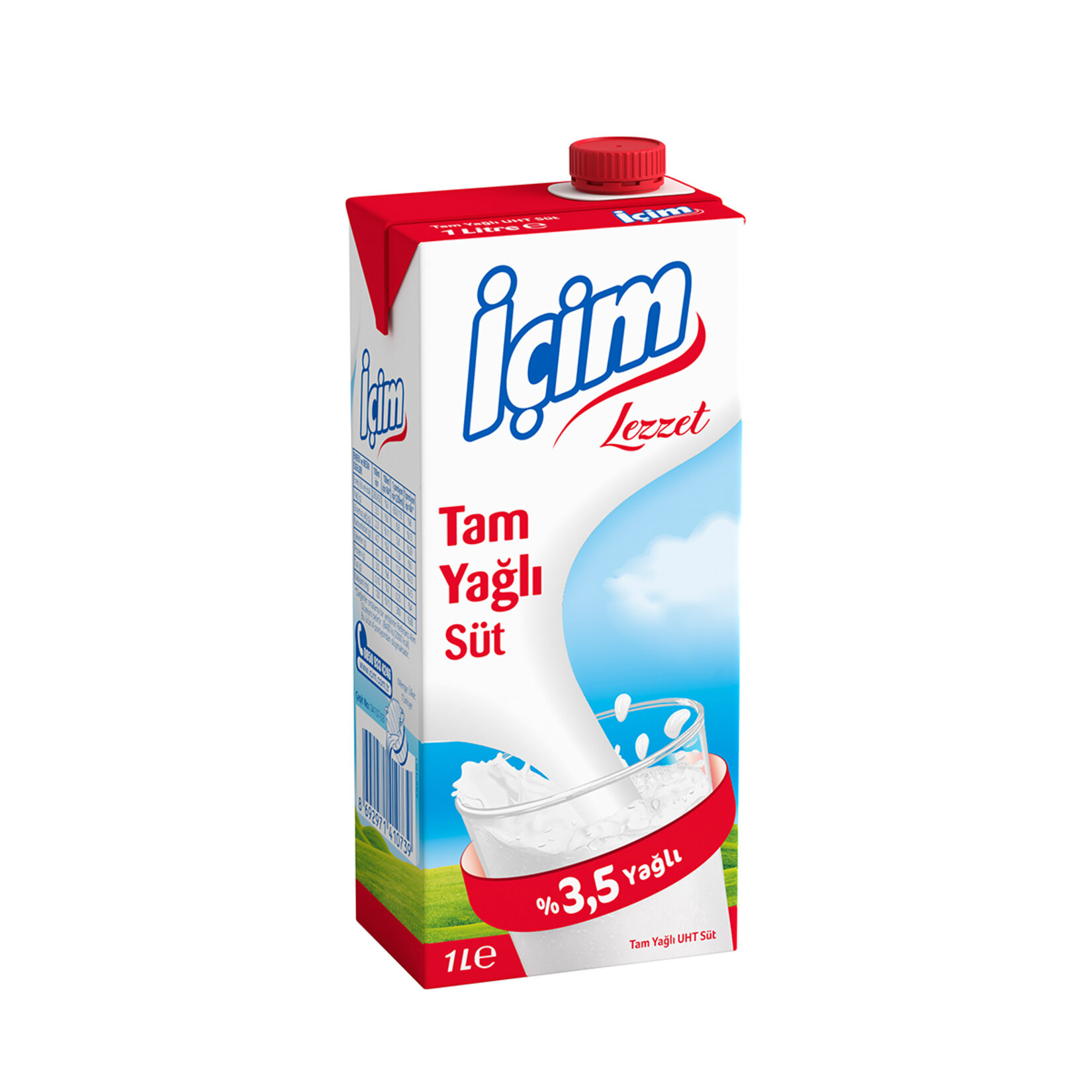 İÇİM TAM YAĞLI SÜT 1 LT