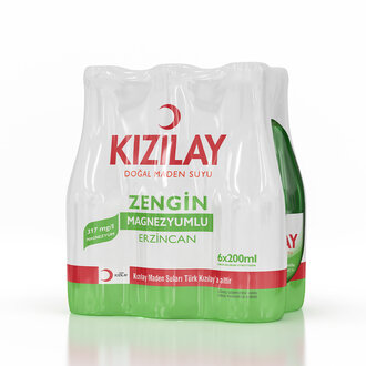 KIZILAY DOĞAL MADEN SUYU 6*200 ML