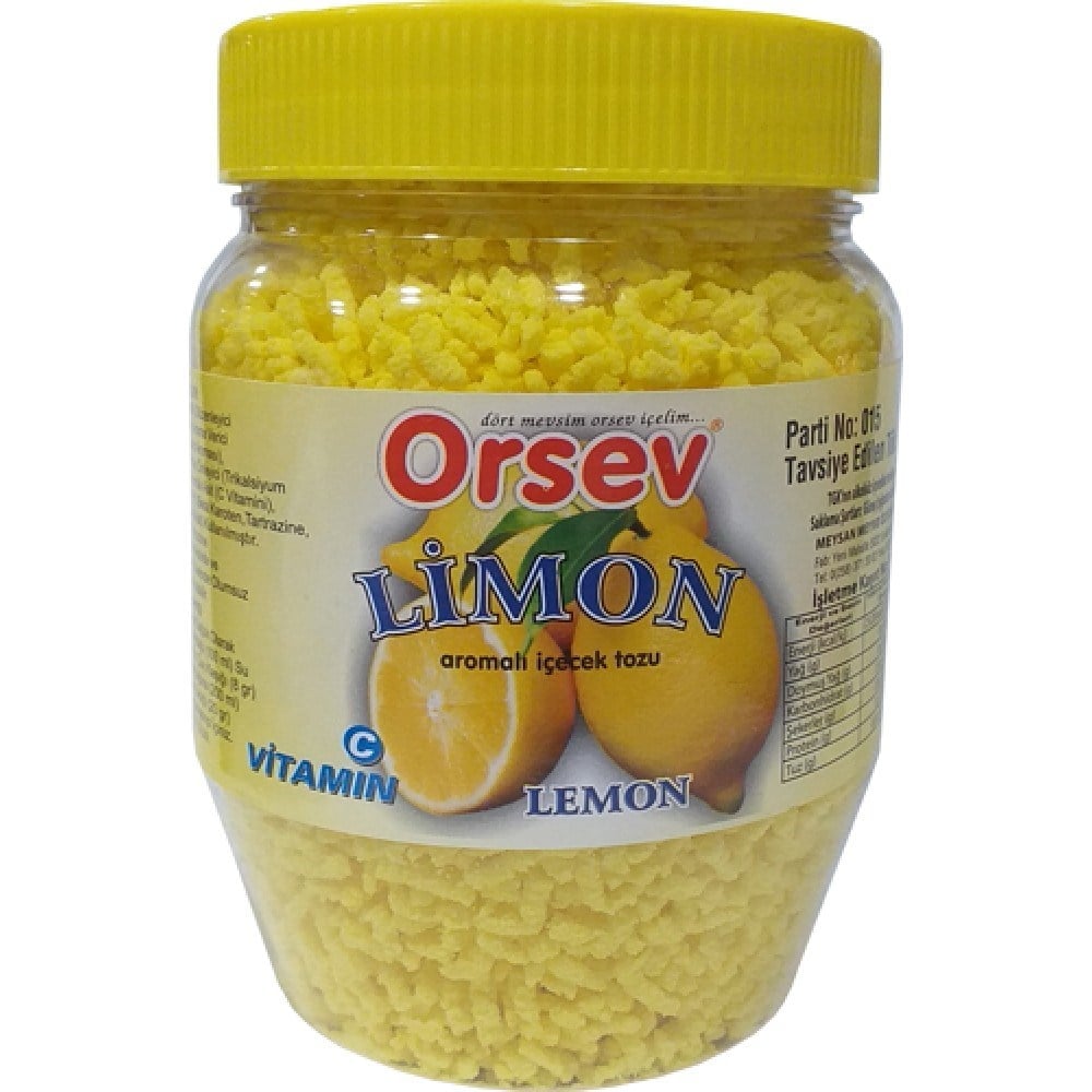 ORSEV KAVANOZ LİMON AROMALI İÇECEK 300 GR