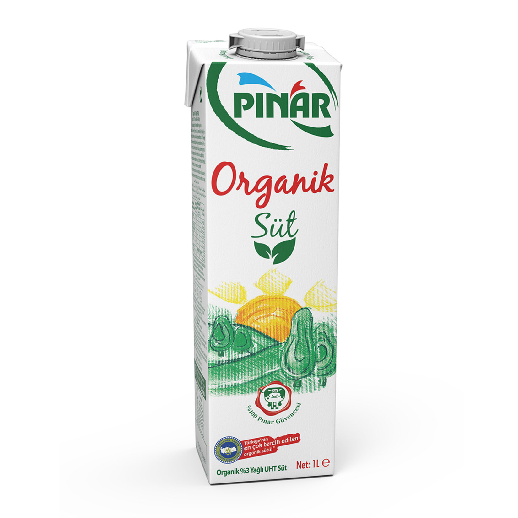 PINAR SÜT ORGANİK 1 LT