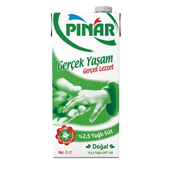 PINAR YAĞLI %2,5 SÜT 1 LT