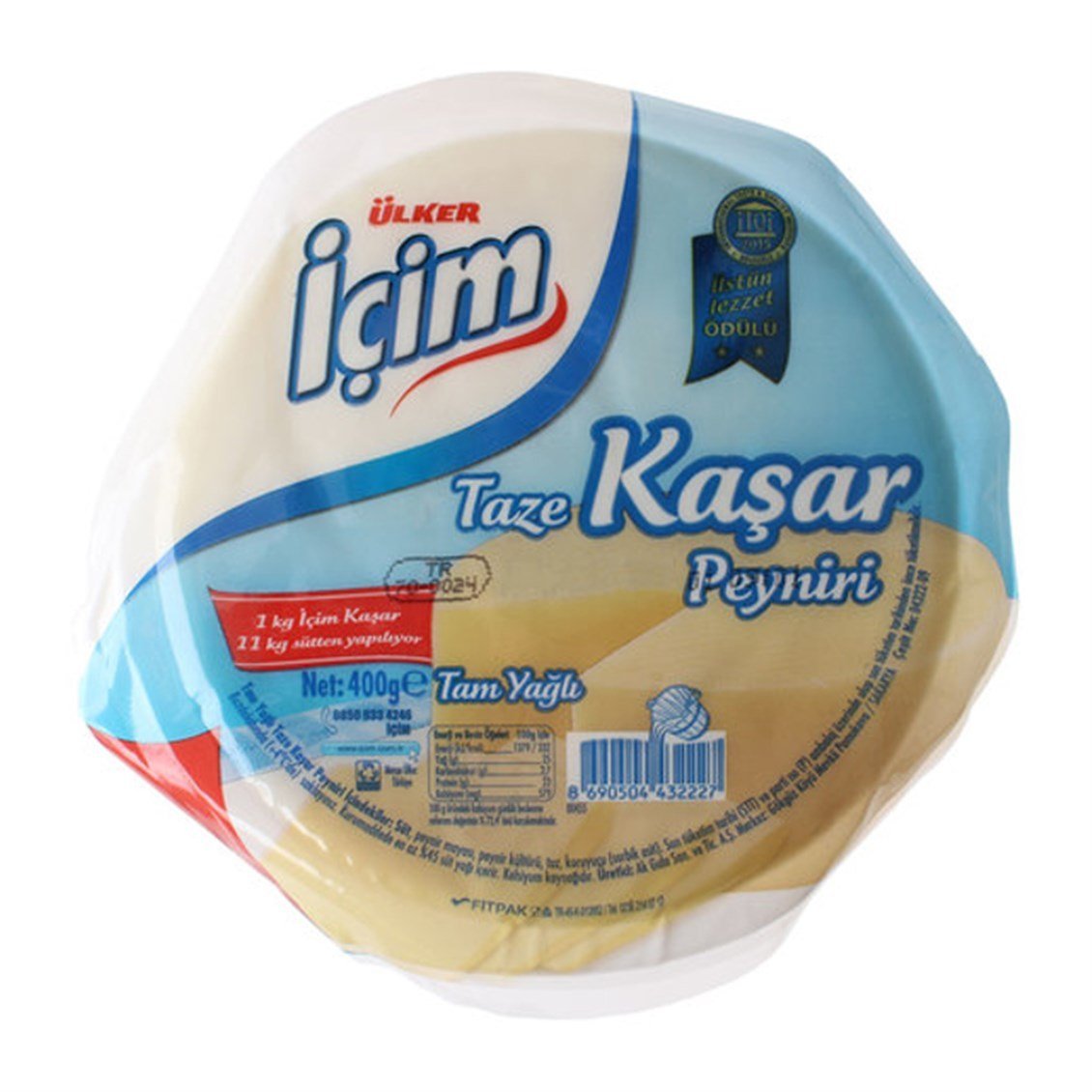 İÇİM KAŞAR PEYNİR 400 GR