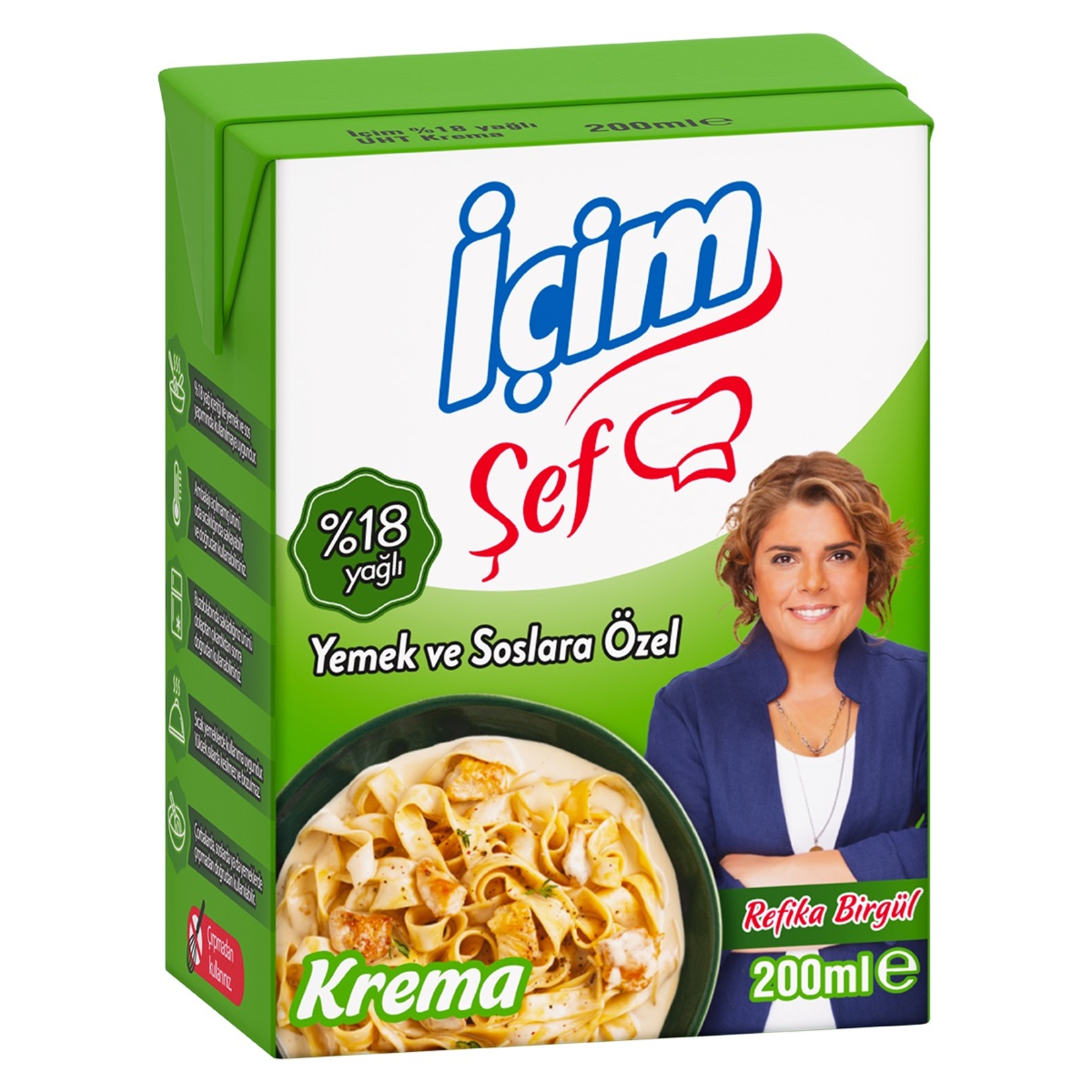 İÇİM ŞEF  KREMA YEMEK 200 ML