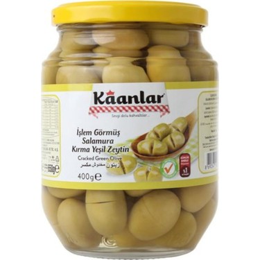 KAANLAR KIRMA YEŞİL ZEYTİN 400 GR
