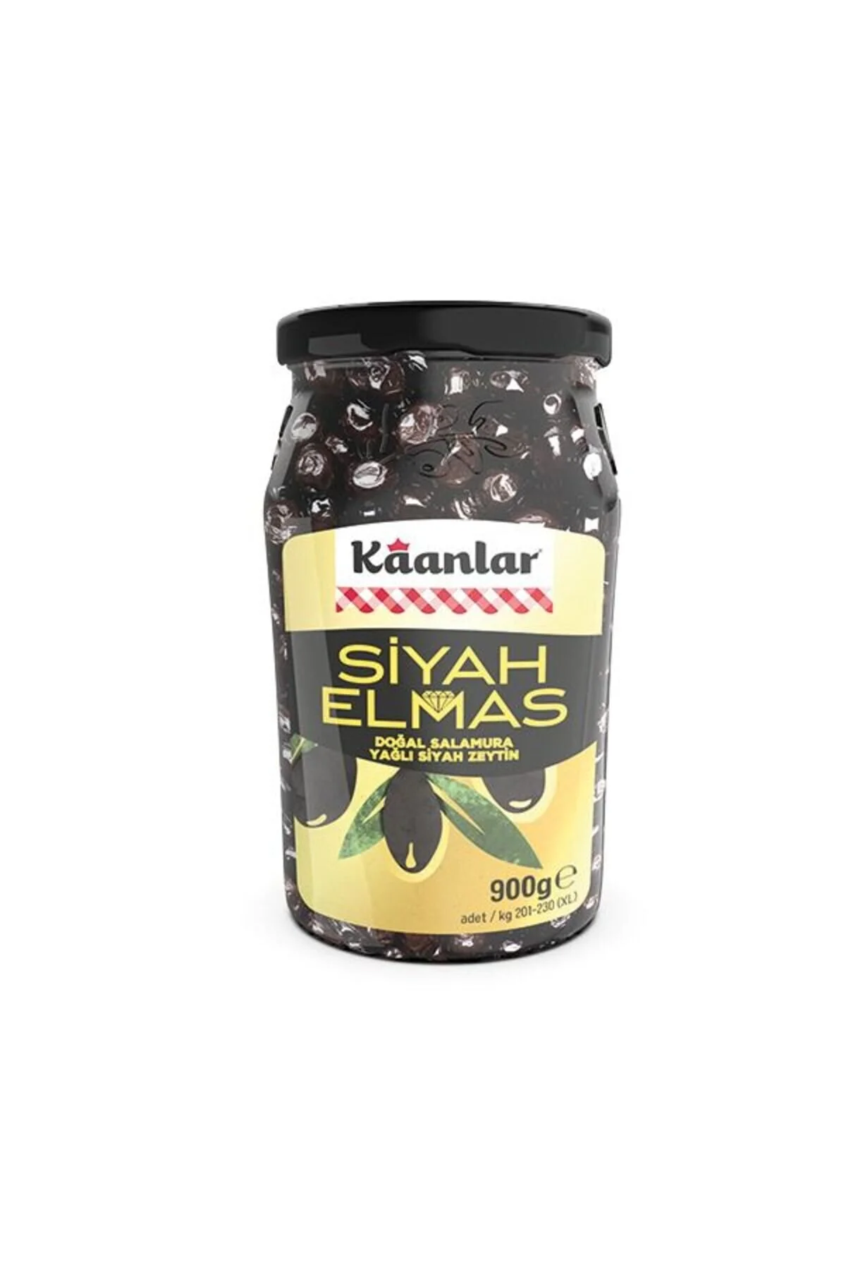 KAANLAR SİYAH ELMAS SİYAH ZEYTİN 900 GR