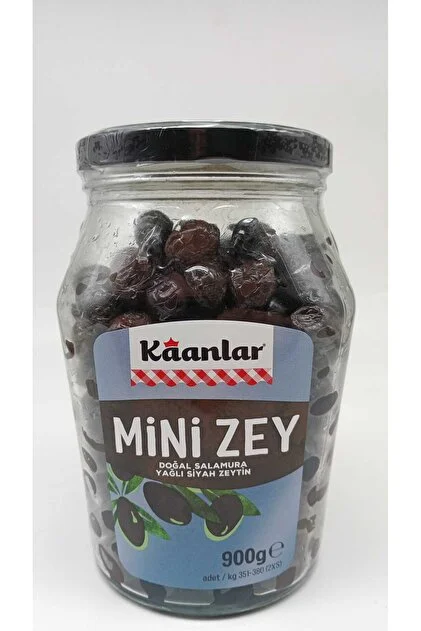 KAANLAR YAĞLI MİNİ ZEY ZEYTİN 35-38 CAM 900 GR