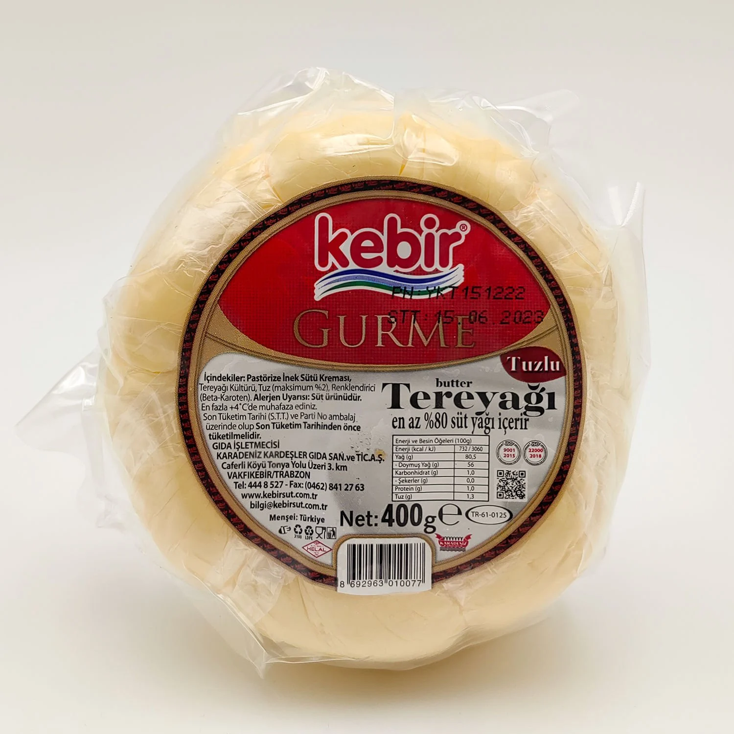 KEBİR TEREYAĞ 400 G