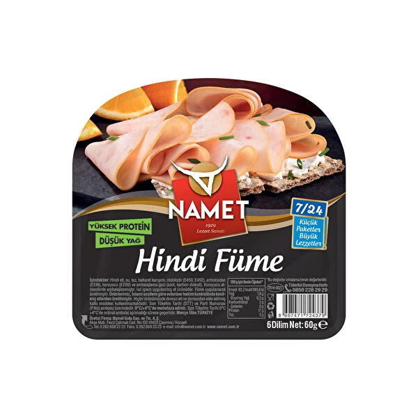 NAMET HİNDİ FÜME 60 GR