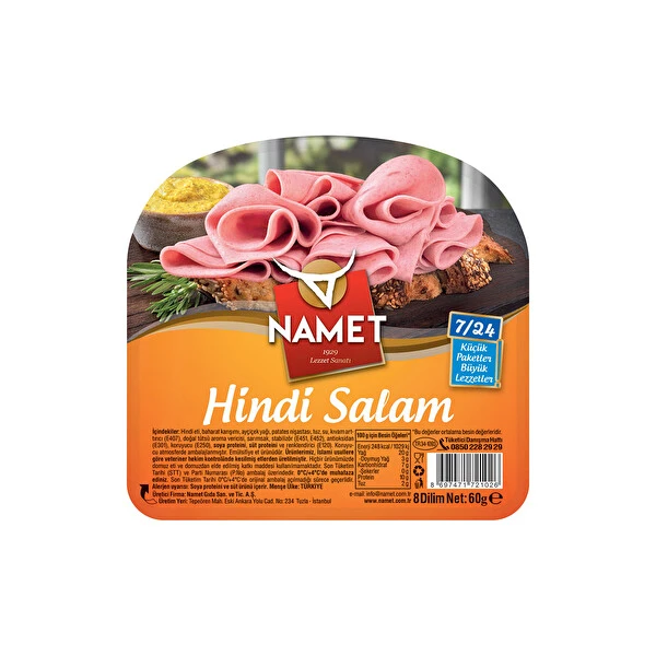 NAMET HİNDİ SALAM 60 GR