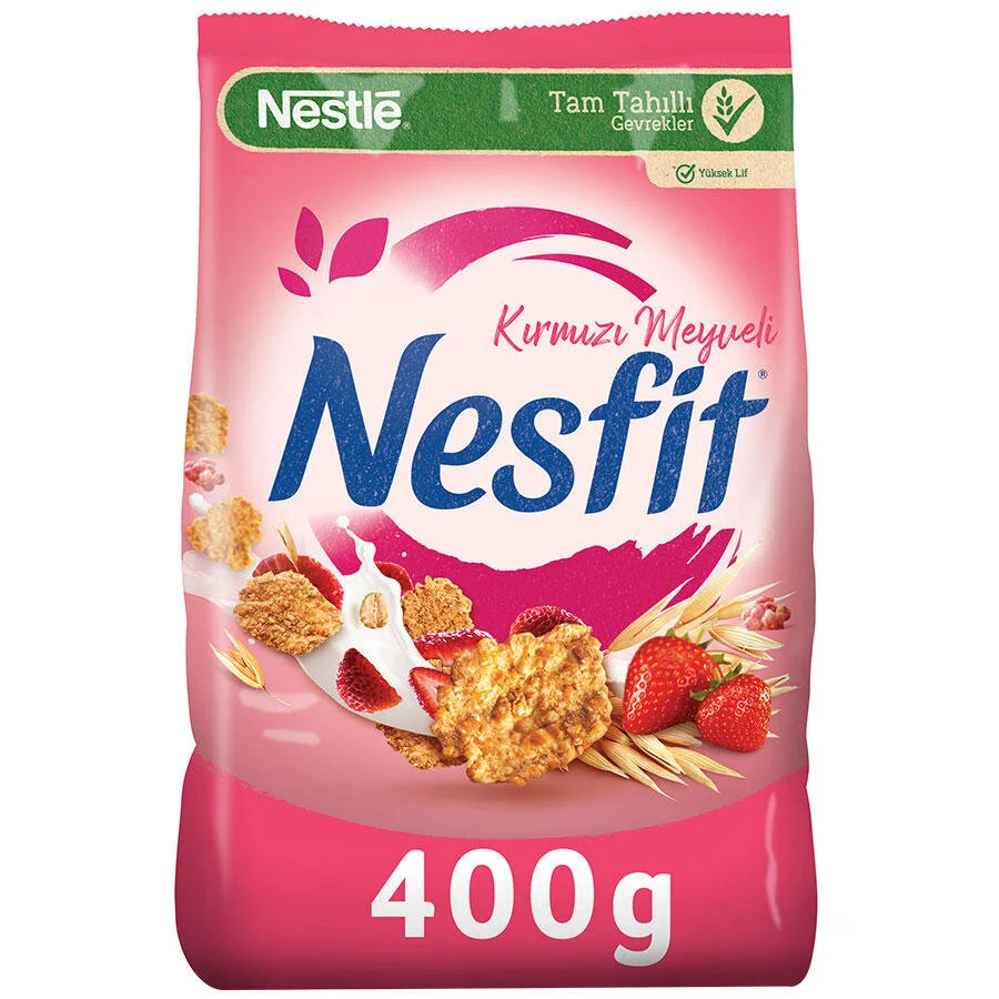 NESTLE NESFİT GEVREK KIRMIZI MEYVELİ 400 G